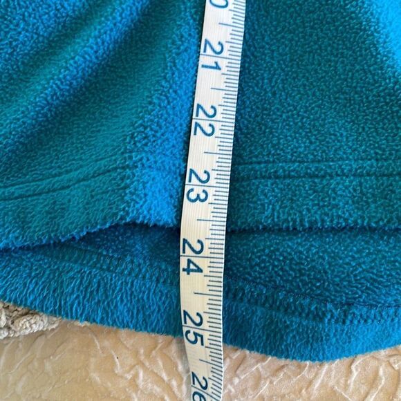 Lands End Micro Fleece 1/4 Zip Jacket/Sweater. Size‎ Medium. Teal blue - Picture 7 of 7